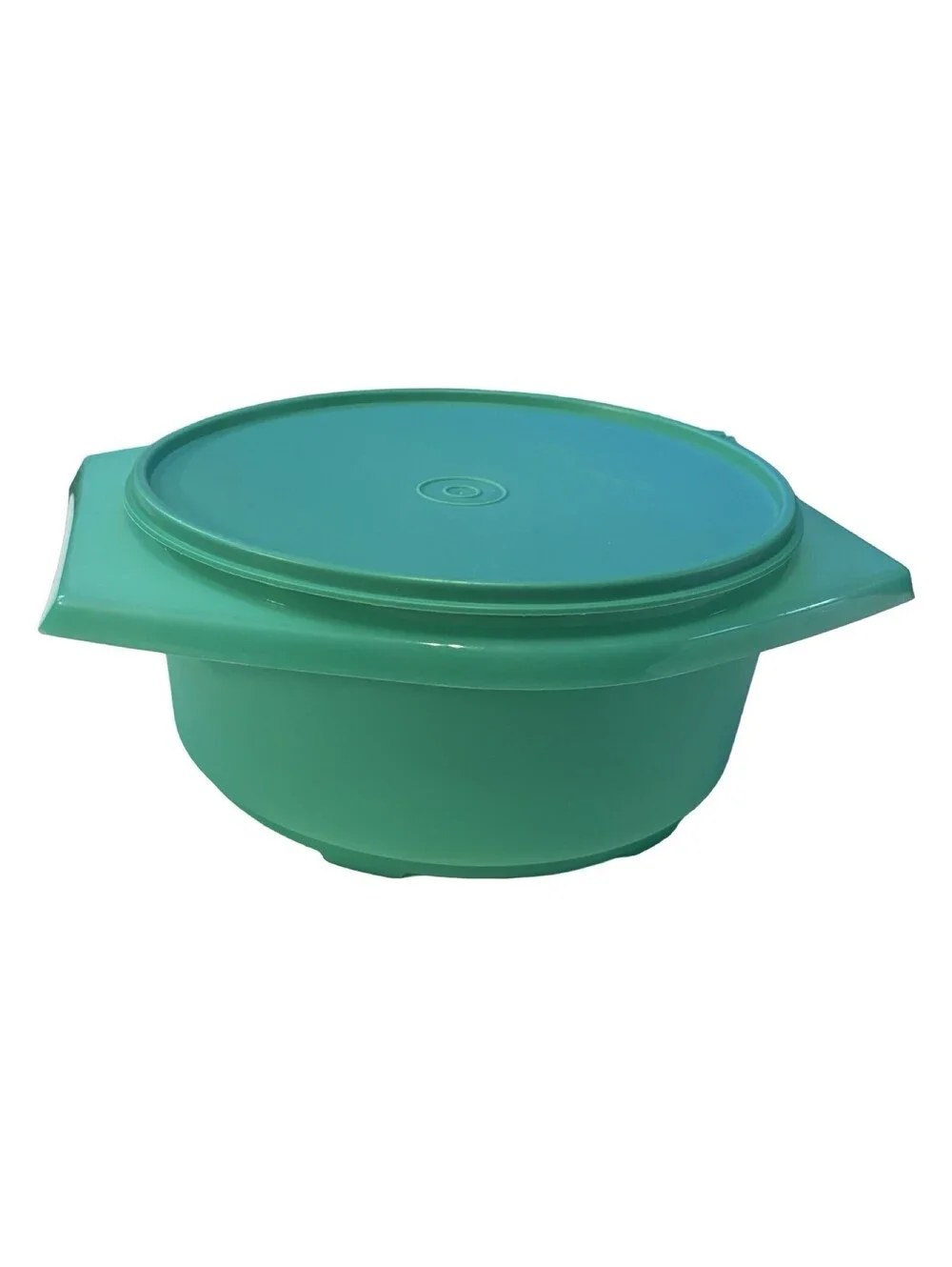 Tupperware Large Tortilla Keeper 12 Cup Container #1283A-1 Green Lid 230-3